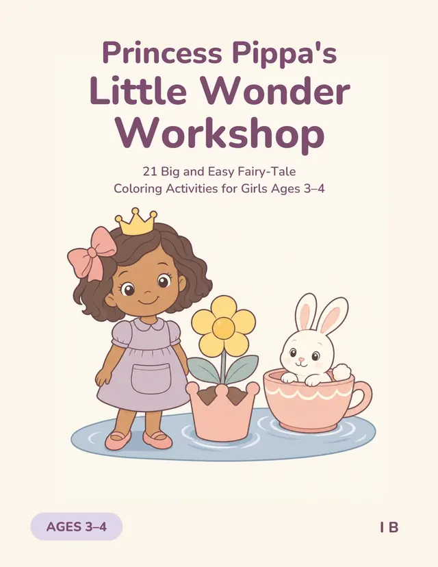 Princess Pippa's Little Wonder Workshop front cover
